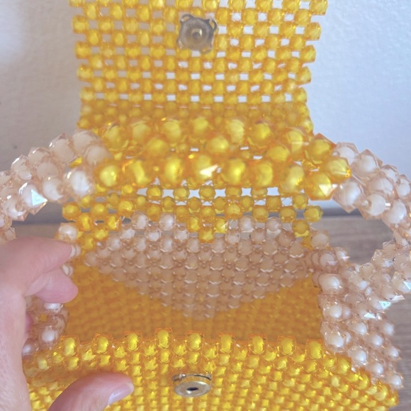 New Handmade Beaded Purse Satchel Bag - Picture 6 of 6